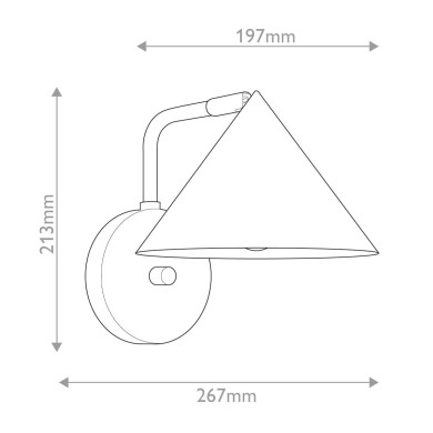 Applique Remyck Noir 60W ELSTEAD LIGHTING ALM-REMYCK-1WB-BK