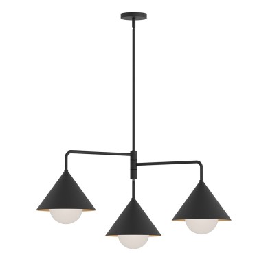 Suspension Remyck Noir 3x60W ELSTEAD LIGHTING ALM-REMYCK3-BK