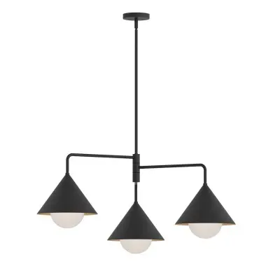 Suspension Remyck Noir 3x60W ELSTEAD LIGHTING ALM-REMYCK3-BK
