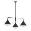 Suspension Remyck Noir 3x60W ELSTEAD LIGHTING ALM-REMYCK3-BK