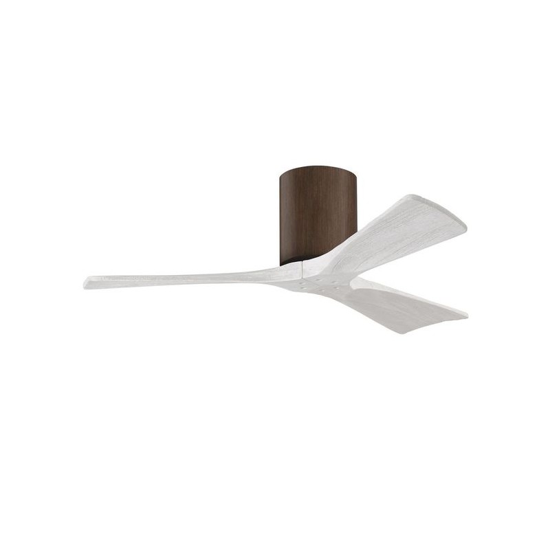 Ventilateur de Plafond Irene-3H 106cm Noyer Blanc ATLAS FAN IR3H-WN-MWH-42