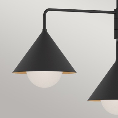 Suspension Remyck Noir 3x60W ELSTEAD LIGHTING ALM-REMYCK3-BK