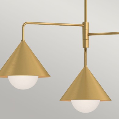 Suspension Remyck Doré 3x60W ELSTEAD LIGHTING ALM-REMYCK3-GD