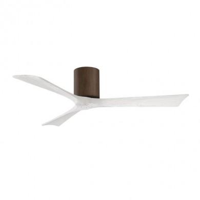 Ventilateur de Plafond Irene-3H 132cm Noyer Blanc ATLAS FAN IR3H-WN-MWH-52