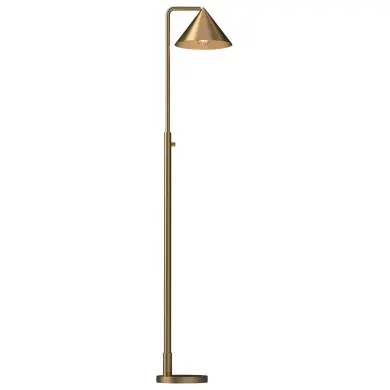 Lampadaire Remyck Doré 60W ELSTEAD LIGHTING ALM-REMYCK-FL-GD