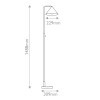 Lampadaire Remyck Doré 60W ELSTEAD LIGHTING ALM-REMYCK-FL-GD