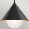 Suspension Remyck Noir 60W ELSTEAD LIGHTING ALM-REMYCK-P-BK