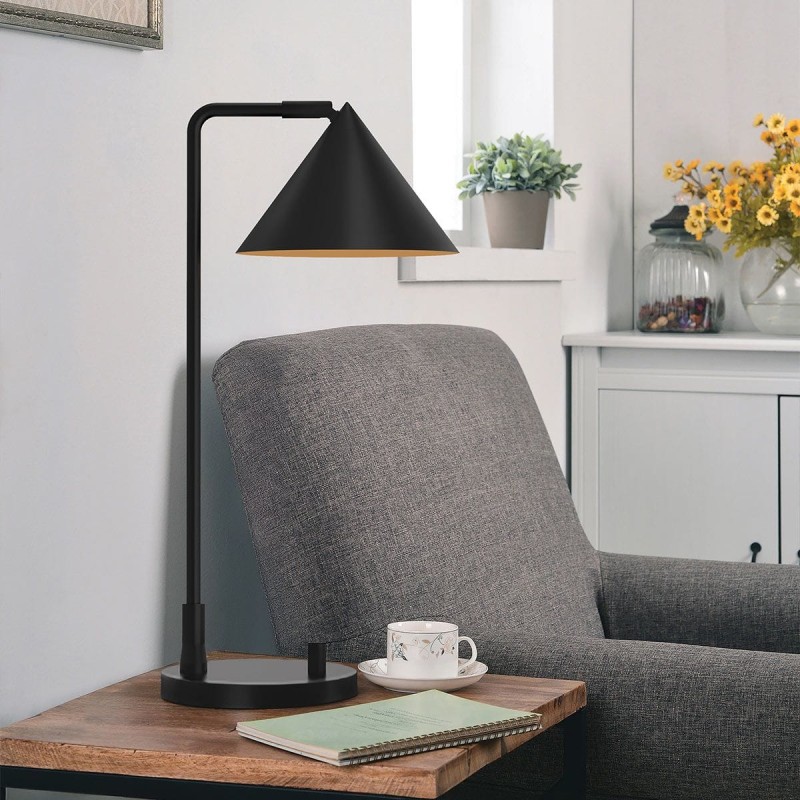Lampe Remyck Noir 60W ELS_ALM-REMYCK-TL-BK ALM-REMYCK-TL-BK Lampe Remyck Noir 60W ELSTEAD LIGHTING ALM-REMYCK-TL-BK
