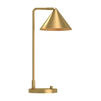 Lampe Remyck Doré et transparent 60W ELSTEAD LIGHTING ALM-REMYCK-TL-GD
