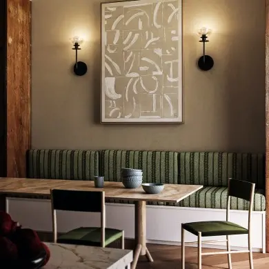 Applique Sylvia Noir 40W ELSTEAD LIGHTING ALM-SYLVIA-1WB-BK-CL