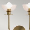 Applique Sylvia Doré et transparent 2x40W ELSTEAD LIGHTING ALM-SYLVIA-2WB-BG-CL