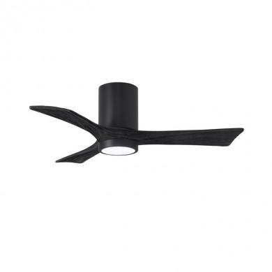 Ventilateur Plafonnier avec lumiere Irene 106cm Noir ATLAS FAN IR3HLK-BK-BK-42