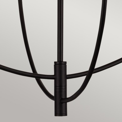 Lustre Sylvia Noir 4x40W ELSTEAD LIGHTING ALM-SYLVIA4-BK-CL
