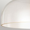 Plafonnier Sylvia Doré et transparent 60W ELSTEAD LIGHTING ALM-SYLVIA-SF-BG-CL