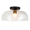 Plafonnier Sylvia Noir 60W ELSTEAD LIGHTING ALM-SYLVIA-SF-BK-CL