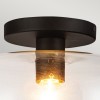 Plafonnier Sylvia Noir 60W ELSTEAD LIGHTING ALM-SYLVIA-SF-BK-CL