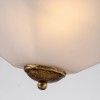 Plafonnier Star Doré et opale 2x40W ELSTEAD LIGHTING STAR-F-S-DG