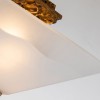 Plafonnier Star Doré et opale 2x40W ELSTEAD LIGHTING STAR-F-S-DG