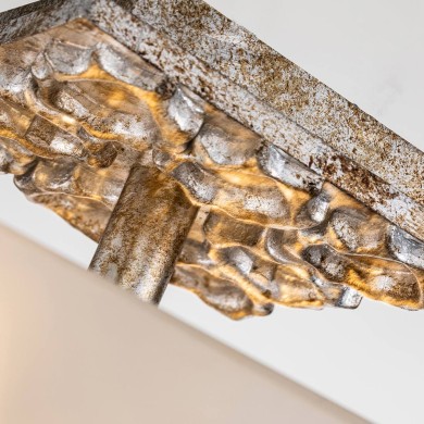 Plafonnier Star Argent et opale 2x40W ELSTEAD LIGHTING STAR-F-S-DS