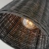 Applique Arti Noir et rotin 60W ELSTEAD LIGHTING HK-ARTI-1W-BK-BR