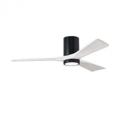 Ventilateur de Plafond avec lumière Irene 132cm Noir Blanc ATLAS FAN IR3HLK-BK-MWH-52