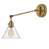 Applique Arti Laiton et transparent 60W ELSTEAD LIGHTING HK-ARTI-1W-HB-CG