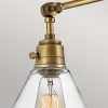 Applique Arti Laiton et transparent 60W ELSTEAD LIGHTING HK-ARTI-1W-HB-CG