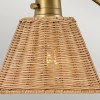 Applique Arti Laiton et rotin 60W ELSTEAD LIGHTING HK-ARTI-1W-HB-NR