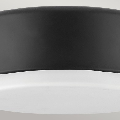 Plafonnier Cedric Noir et opale 2x40W ELSTEAD LIGHTING HK-CEDRIC-F-S-BK