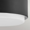 Plafonnier Cedric Noir et opale 2x40W ELSTEAD LIGHTING HK-CEDRIC-F-S-BK