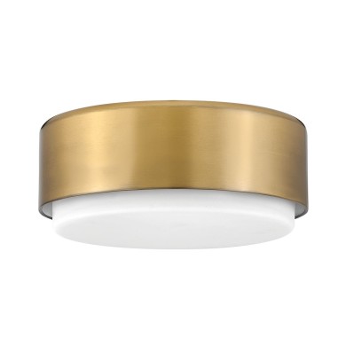 Plafonnier Cedric Laiton et opale 2x40W ELS_HK-CEDRIC-F-S-BR HK-CEDRIC-F-S-BR Plafonnier Cedric Laiton et opale 2x40W ELSTEAD LIGHTING HK-CEDRIC-F-S-BR
