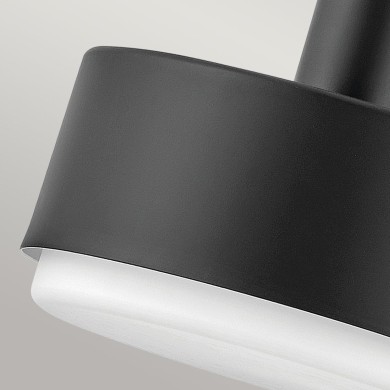 Suspension Cedric Noir et opale 2x60W ELSTEAD LIGHTING HK-CEDRIC-P-M-BK