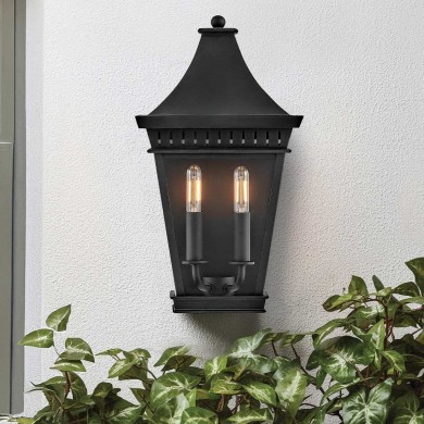 Applique Chapel Hill Noir 2x40W ELSTEAD LIGHTING HK-CHAPEL-HILL7-MB