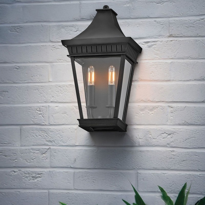 Applique Chapel Hill Noir 2x40W ELS_HK-CHAPEL-HILL7-MB HK-CHAPEL-HILL7-MB Applique Chapel Hill Noir 2x40W ELSTEAD LIGHTING HK-CHAPEL-HILL7-MB