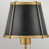Applique Clarke Laiton et acier noir 40W ELSTEAD LIGHTING HK-CLARKE1-BR-BK