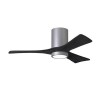 Ventilateur Plafonnier avec lumiere Irene 106cm Chromé Noir ATLAS FAN IR3HLK-BN-BK-42