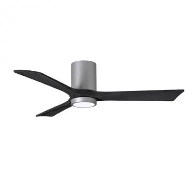 Ventilateur de plafond avec lumière Irene 132cm Chromé Noir MAT_IR3HLK-BN-BK-52 IR3HLK-BN-BK-52 Ventilateur de plafond avec lumière Irene 132cm Chromé Noir ATLAS FAN IR3HLK-BN-BK-52