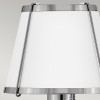 Applique Clarke Nickel et blanc 40W ELSTEAD LIGHTING HK-CLARKE1-PN-WH