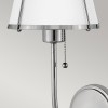 Applique Clarke Nickel et blanc 40W ELSTEAD LIGHTING HK-CLARKE1-PN-WH
