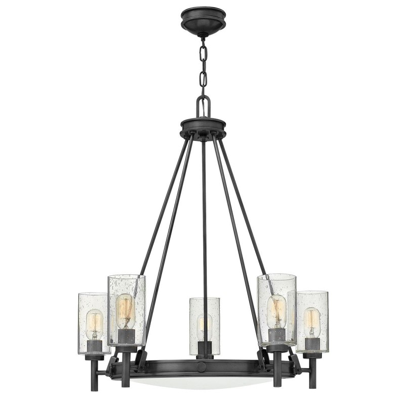 Lustre Collier Noir 5x40W ELS_HK-COLLIER5-BX HK-COLLIER5-BX Lustre Collier Noir 5x40W ELSTEAD LIGHTING HK-COLLIER5-BX