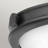 Plafonnier Collier Noir et blanc 3x40W affleurant ELSTEAD LIGHTING HK-COLLIER-F-M-BX