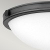 Plafonnier Collier Noir et blanc 2x40W ELSTEAD LIGHTING HK-COLLIER-F-S-BX