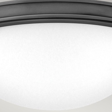 Plafonnier Collier Noir et blanc 2x40W ELSTEAD LIGHTING HK-COLLIER-F-S-BX