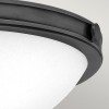 Plafonnier Collier Noir et blanc 2x40W ELSTEAD LIGHTING HK-COLLIER-F-S-BX