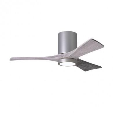 Ventilateur Plafond Irene-3HLK 106cm Nickel Bois vieilli ATLAS FAN IR3HLK-BN-BW-42