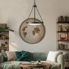 Suspension Collier Noir et blanc 4x40W ELSTEAD LIGHTING HK-COLLIER-P-BX