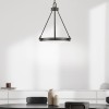 Suspension Collier Noir et blanc 4x40W ELSTEAD LIGHTING HK-COLLIER-P-BX