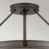 Plafonnier Collier Noir et blanc 4x40W ELSTEAD LIGHTING HK-COLLIER-SF-M-BX