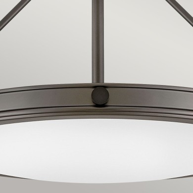 Plafonnier Collier Noir et blanc 4x40W ELSTEAD LIGHTING HK-COLLIER-SF-M-BX