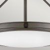 Plafonnier Collier Noir et blanc 4x40W ELSTEAD LIGHTING HK-COLLIER-SF-M-BX